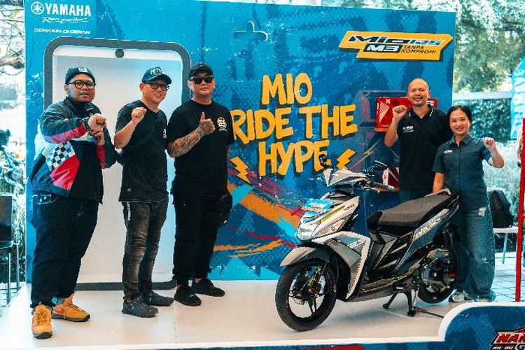 Ratusan Yamaha Mio Across Generations Berkumpul di Acara Mio Ride The Hype di Dua Kota